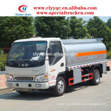 JAC 4x2 6000 liters mini oil tanker truck sale